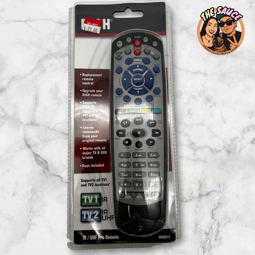 DISH Network IR UHF Pro Remote Control Replacement‎ Upgrade Original DISH211